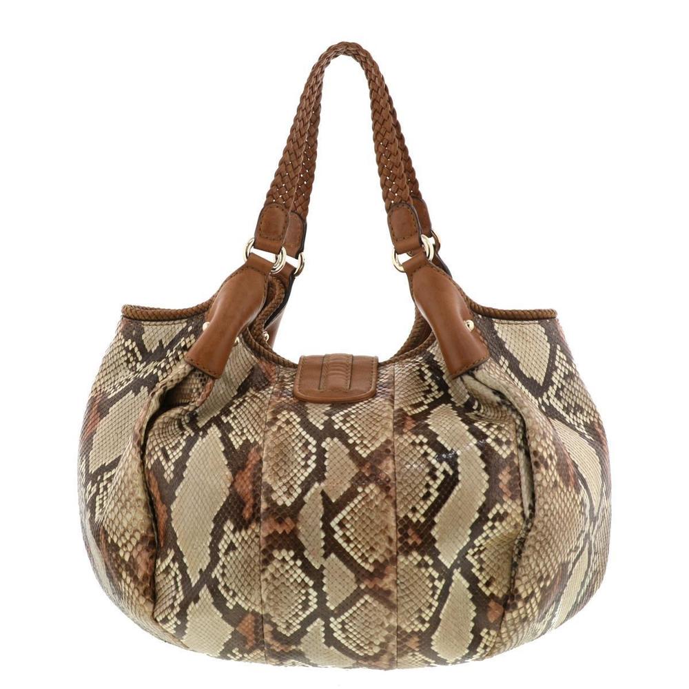 Gucci Incas Marrakech Shoulder Bag Python Brown - image 4